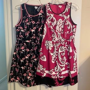 Crown & Ivy Sleeveless Fit and Flare Dress Bundle